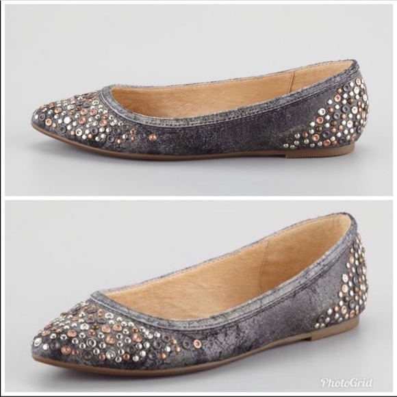 Frye Shoes - Frye Regina 9 studded leather flats